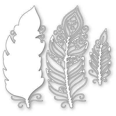 Memory Box - Dies - Plumed Gypsy Feather (Pre-Order)