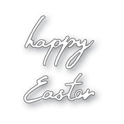 Memory Box - Dies - Happy Easter Dover Script