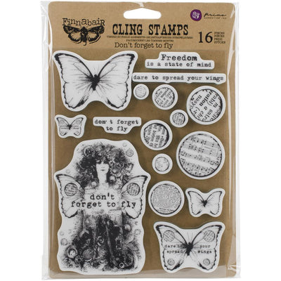 Finnabair - Cling Stamp - Don't Forget To Fly