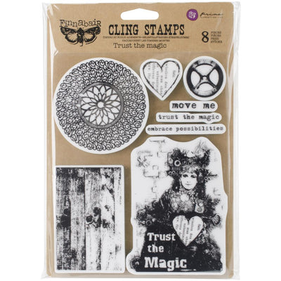 Prima Marketing - Cling Stamp - Trust The Magic