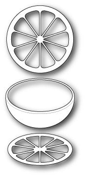 Memory Box Dies - Large Citrus Round