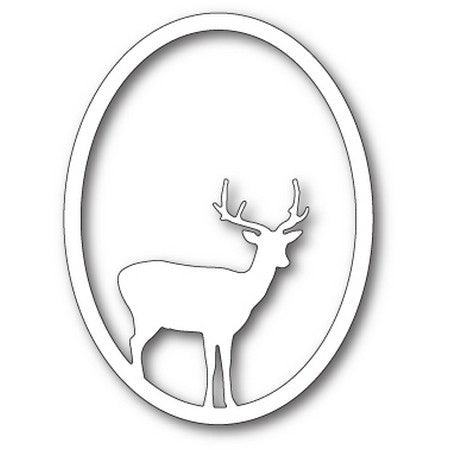Memory Box - Dies - Single Deer Oval