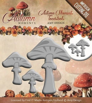 Amy Design - Dies - Autumn Moments - Toadstools