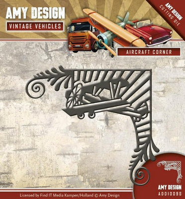 Amy Design - Dies - Vintage Vehicles - Aircraft Corner