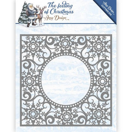 Amy Designs - Dies - The Feeling Of Chirstmas - Ice Crystal Frame