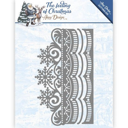 Amy Designs - Dies - The Feeling Of Chirstmas - Ice Crystal Border