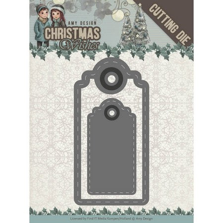 Amy Design - Dies - Christmas Wishes - Wishing Labels