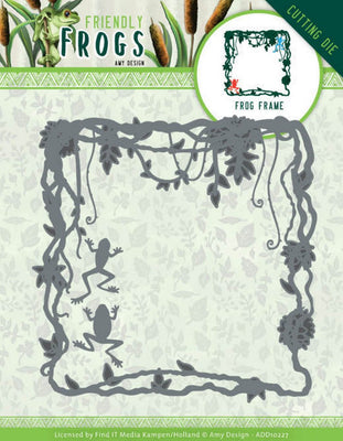 Amy Design - Dies - Friendly Frogs - Frog Frame
