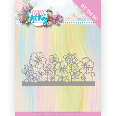 Amy Design - Dies - Enjoy Spring - Flower Border