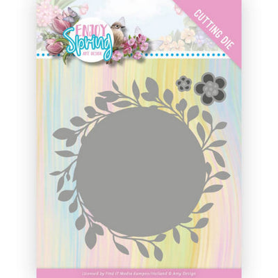 Amy Design - Dies - Enjoy Spring - Leaf Circle