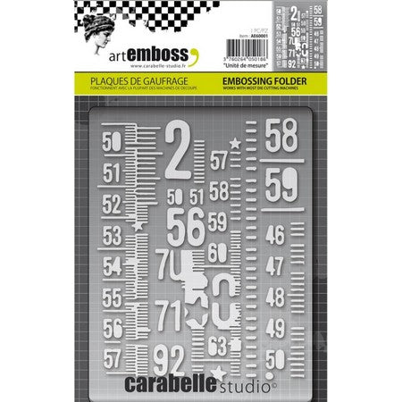 Carabelle - Embossing Folders - Unite De Mesure