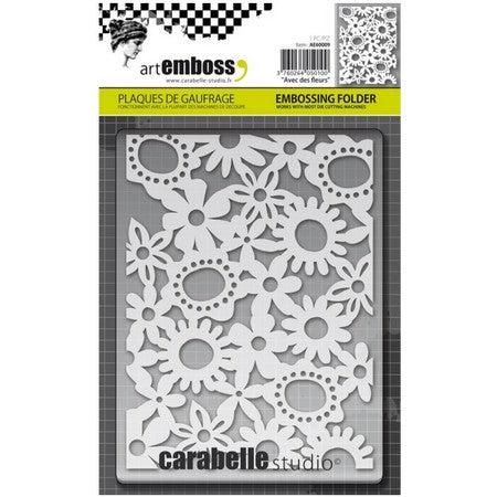 Carabelle - Embossing Folders - Avec Des Fleurs