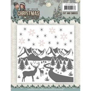 Amy Design - Embossing Folder - Christmas Wishes