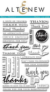 Altenew - Stamps - Many Thanks