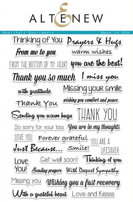 Altenew - Stamps - Heartfelt Sentiments