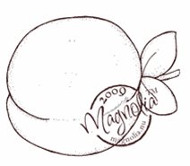 Magnolia Stamps - Yummy For Your Tummy Coll. - Peach #514