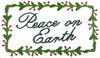Cheery Lynn Designs - Peace On Earth Holly Rectangle