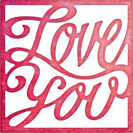 Cheery Lynn Designs - Love You (Square)