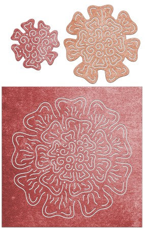 Cheery Lynn Designs - 3D Marigold Flower (Stackable)