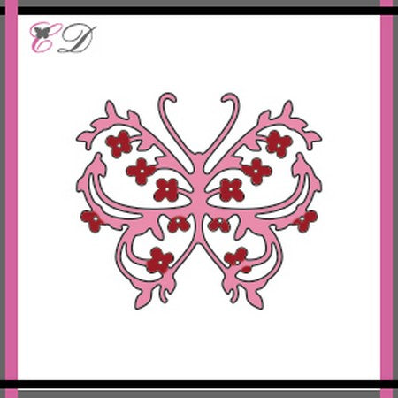 Cheapo Dies - Floral Butterfly