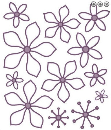 Sue Wilson Designs - Orange Blossom - Open Petals