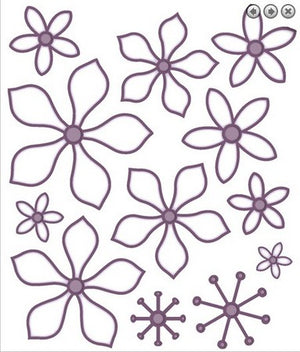 Sue Wilson Designs - Orange Blossom - Open Petals