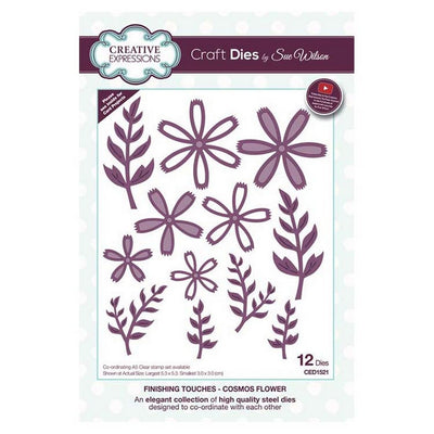 Sue Wilson Designs - Finishing Tocuhes Collection - Cosmos Flower