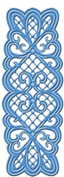 Sue Wilson Designs - Striplet - Lattice Heart