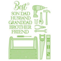 Sue Wilson Designs - Necessities Collection - In The Tool Box