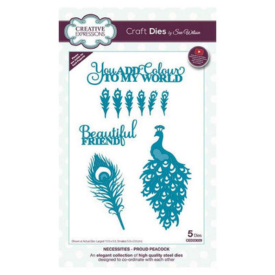 Sue Wilson Designs - Necessities Collection - Proud Peacock