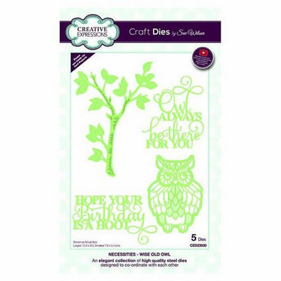Sue Wilson Designs - Necessities Collection - Wise Old Owl