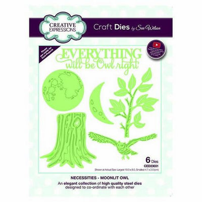 Sue Wilson Designs - Necessities Collection - Moonlight Owl