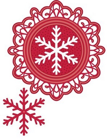 Sue Wilson Designs - Festive Collection - Bold Snowflake Frame