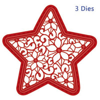 Sue Wilson Designs - Festive Collection -  Poinsettia Star