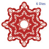 Sue Wilson Designs - Festive Collection -  Scalloped Snowflake Frame