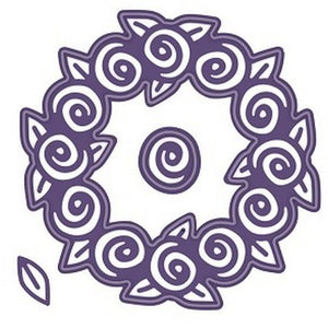 Sue Wilson Designs - Frames & Tags - Doodle Rose Wreath