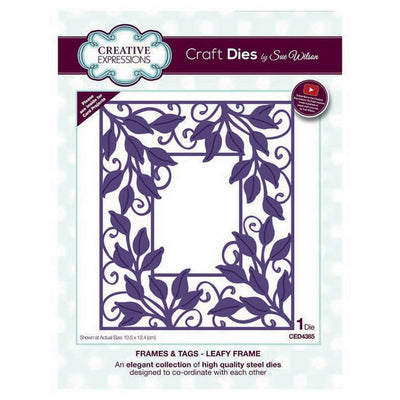 Sue Wilson Designs - Frames & Tags Collection - Leafy Frame