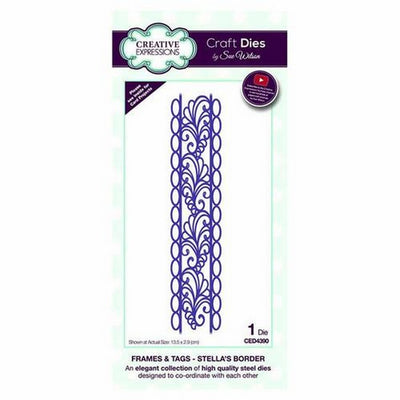 Sue Wilson Designs - Frames & Tags Collection - Stella's Border