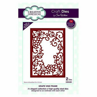 Sue Wilson Designs - Frames & Tags Collection - Grape Vine Frame