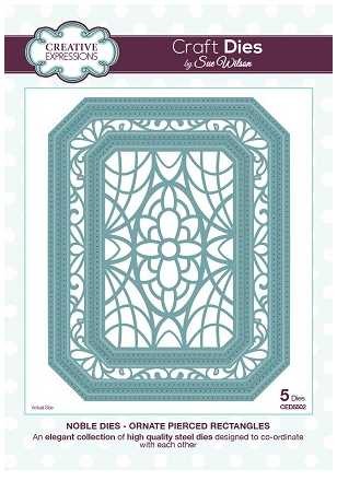 Sue Wilson Designs - Noble Collection - Ornate Pierced Rectangles