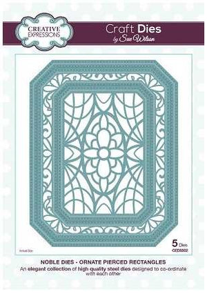 Sue Wilson Designs - Noble Collection - Ornate Pierced Rectangles