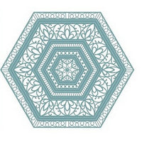 Sue Wilson Designs - Noble Collection - Lavish Accented Hexagon