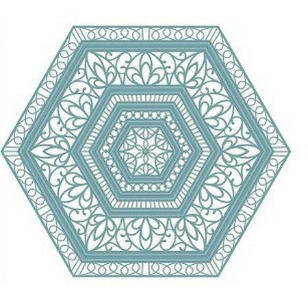 Sue Wilson Designs - Noble Collection - Lavish Accented Hexagon
