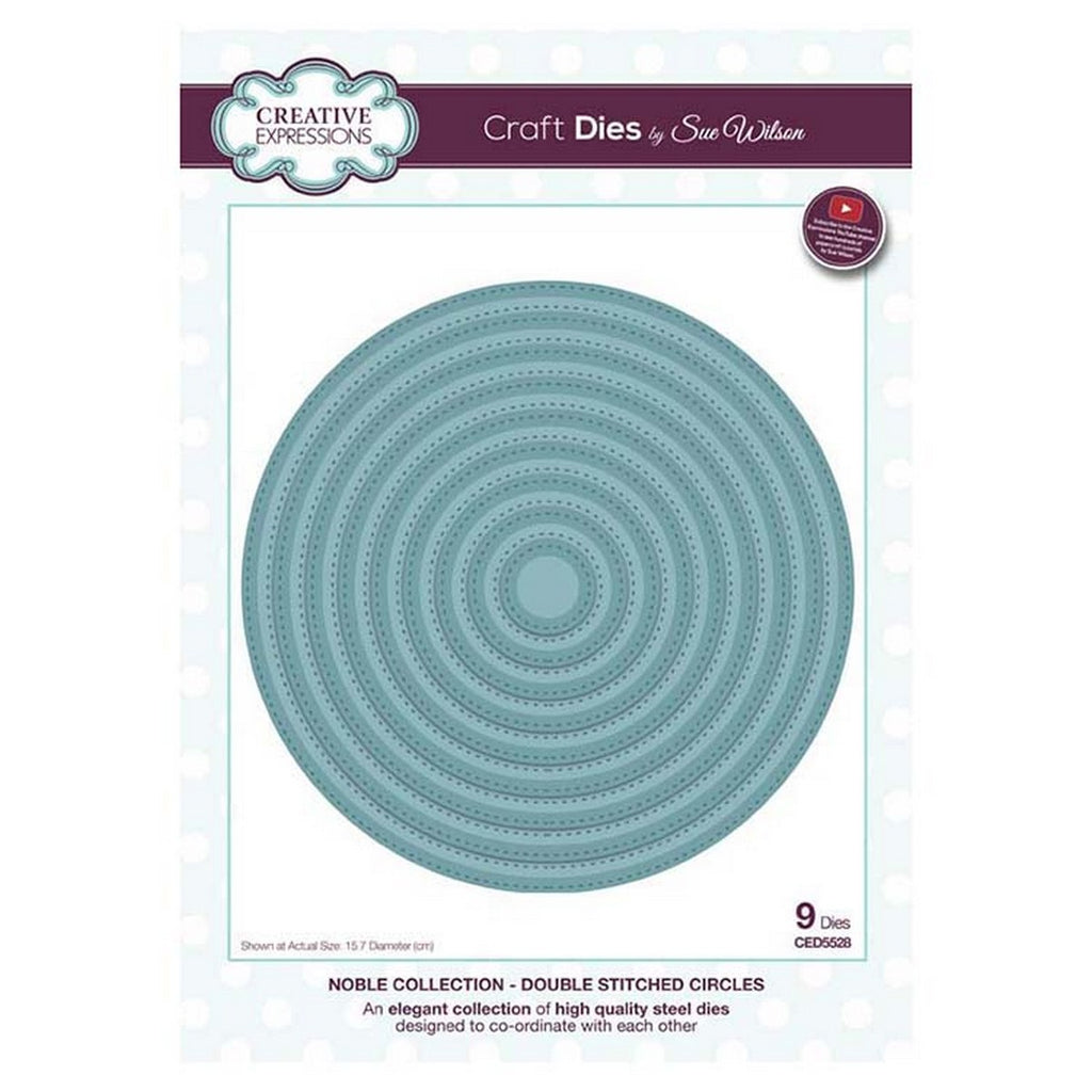 Sue Wilson Designs - Noble Collection - Double Stitched Circles