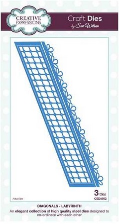 Sue Wilson Designs - Diagonals Collection - Labyrinth