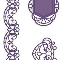 Sue Wilson Designs - Portuguese Collection - Corner, Border & Tag