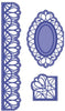Sue Wilson Designs - Swiss Collection - Corner, Border, Tag