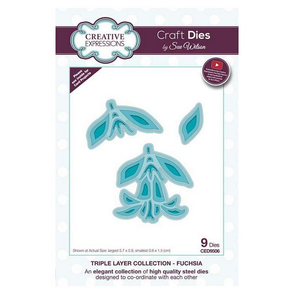 Sue Wilson Designs - Triple Layer Collection -Fuchsia