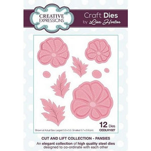 Creative Expressions - Cut & Lift Collection - Pansies