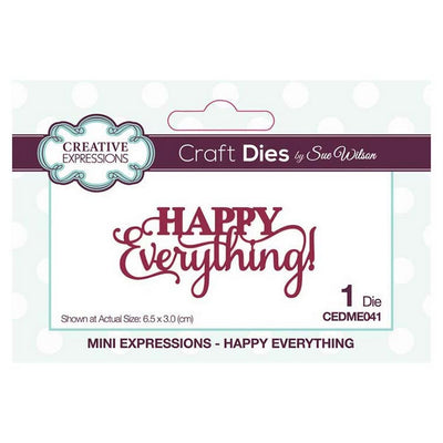 Sue Wilson Designs - Mini Expressions Collection - Happy Everything